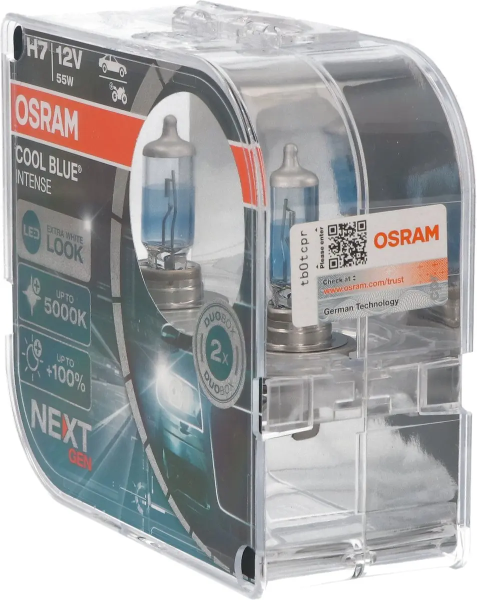 Osram Halogeenlamp H7 55W - IJsblauw 5500K - 2 Stuks