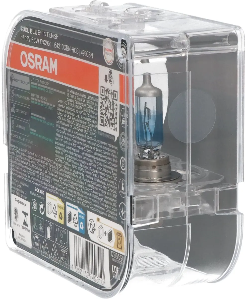 Osram Halogeenlamp H7 55W - IJsblauw 5500K - 2 Stuks - afbeelding 6 van 6