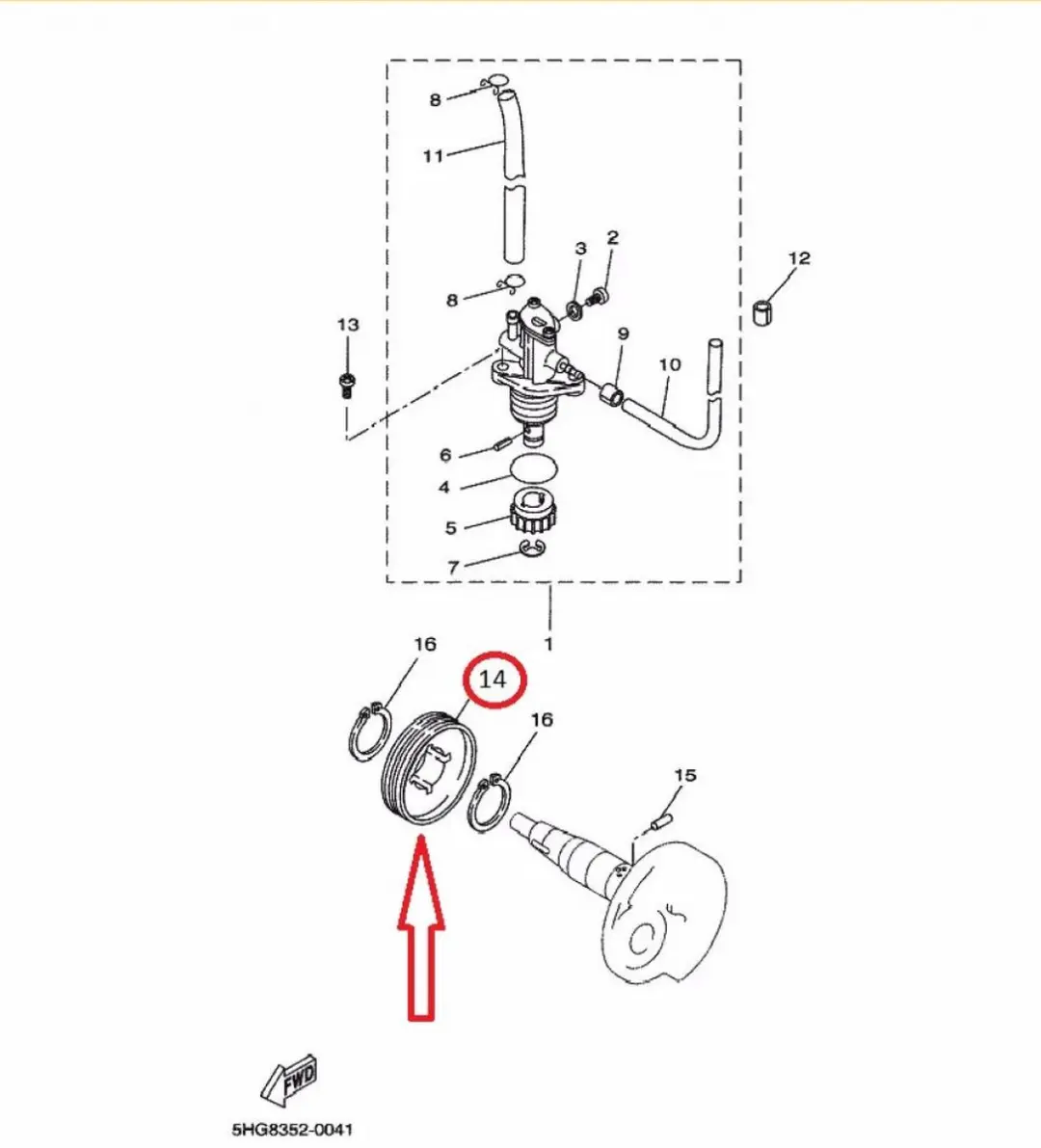 Yamaha 50 Neos Pignon Pompolie
