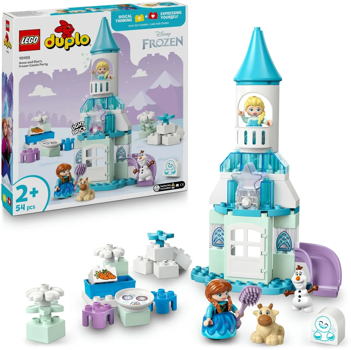 LEGO DUPLO Disney Anna en Elsa Frozen Kasteelfeest 10455 - 54 Stukken