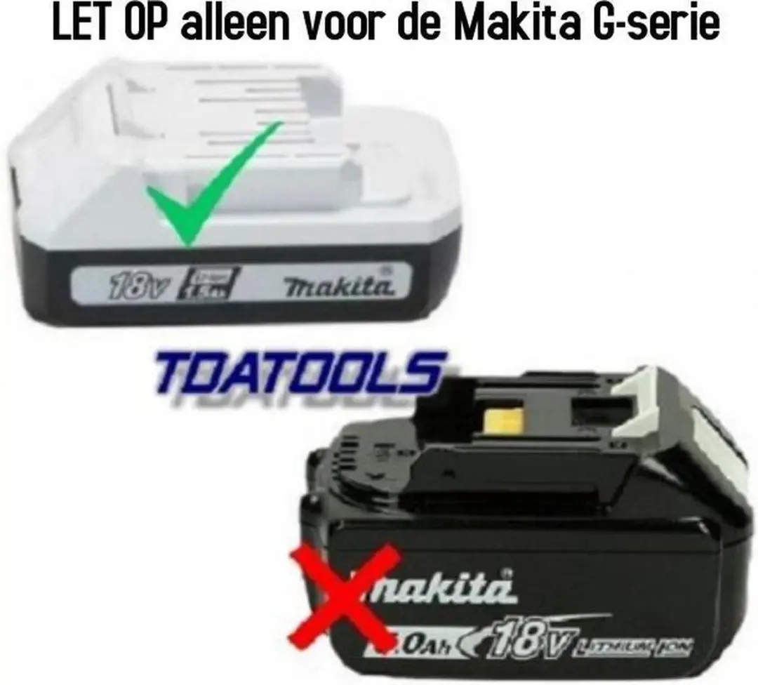 Makita DC18WA Oplader 18V - Zwart