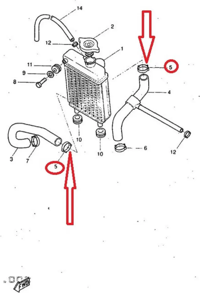 Yamaha 50 DTR 2002 Motorketting - Ø17/23mm