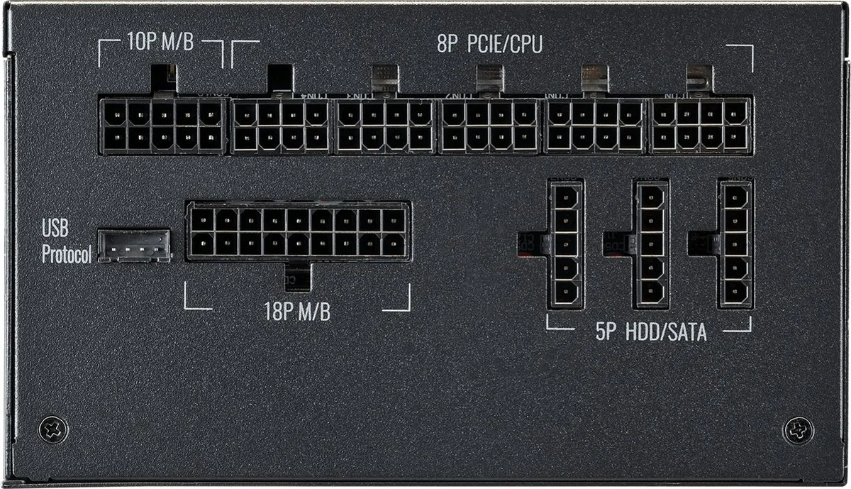 Cooler Master XG650 Plus Platinum Voeding 650W - Zwart