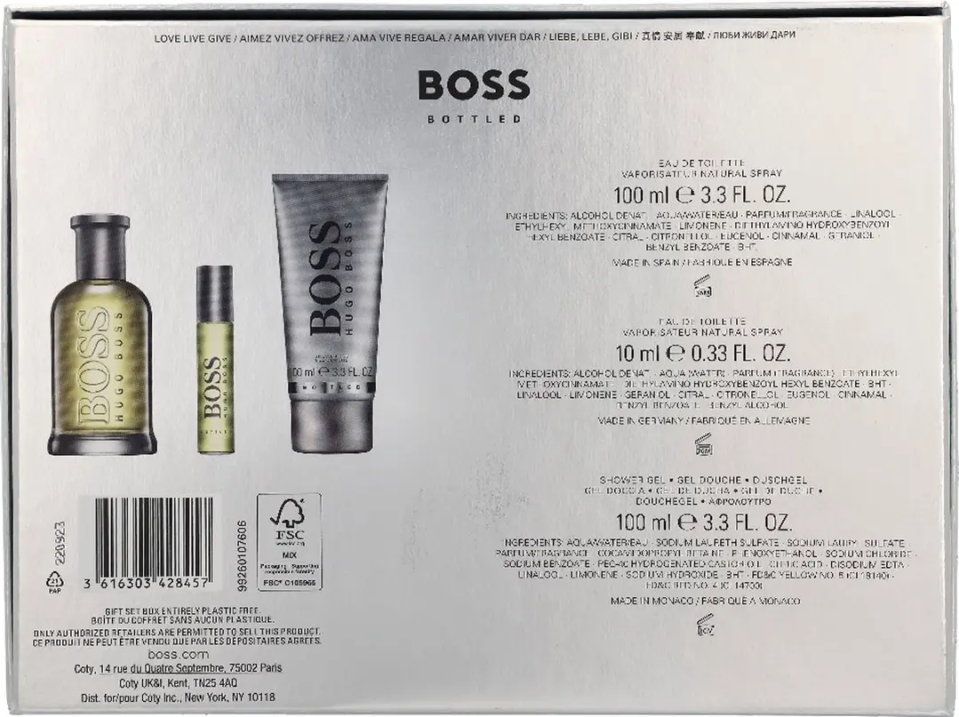 Hugo Boss Bottled No.6 Gift Set - 210ml