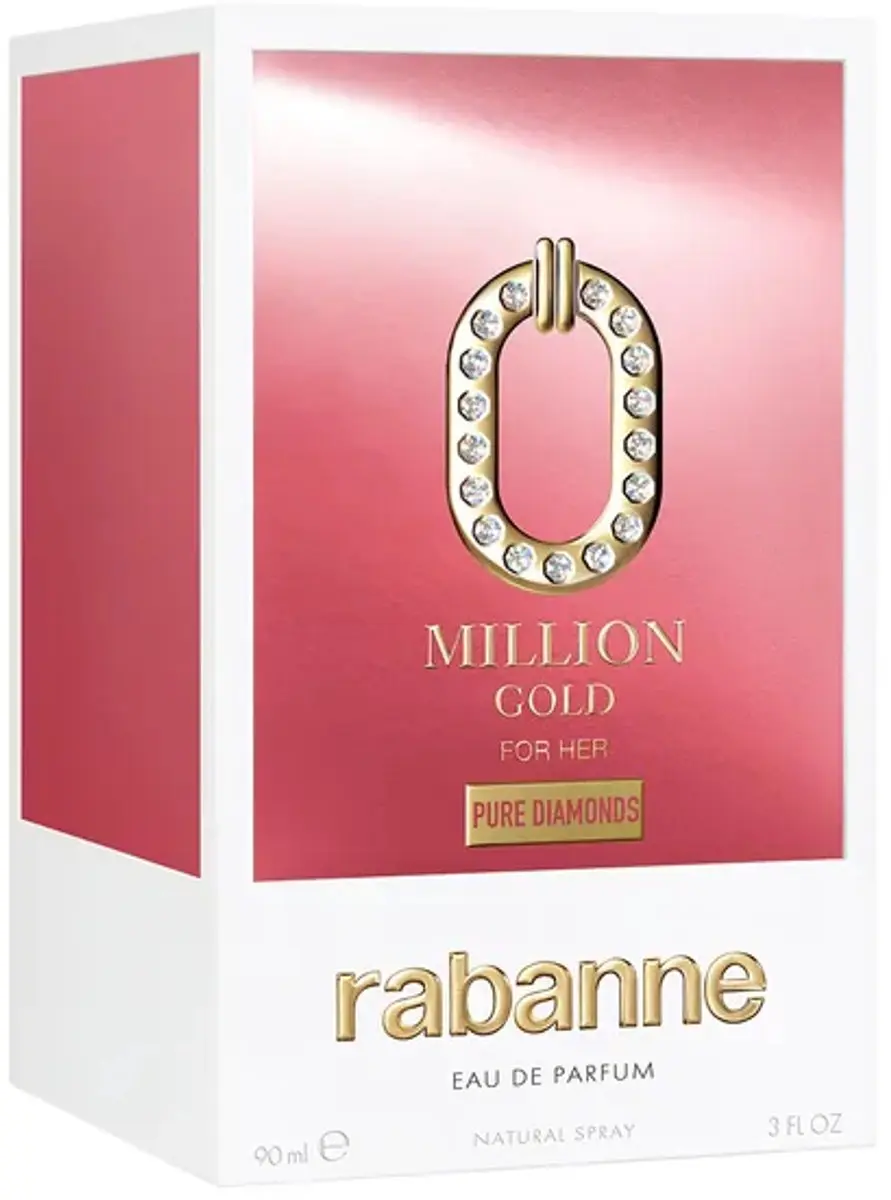Paco Rabanne Million Gold For Her Pure Diamonds Eau de Parfum 90ml