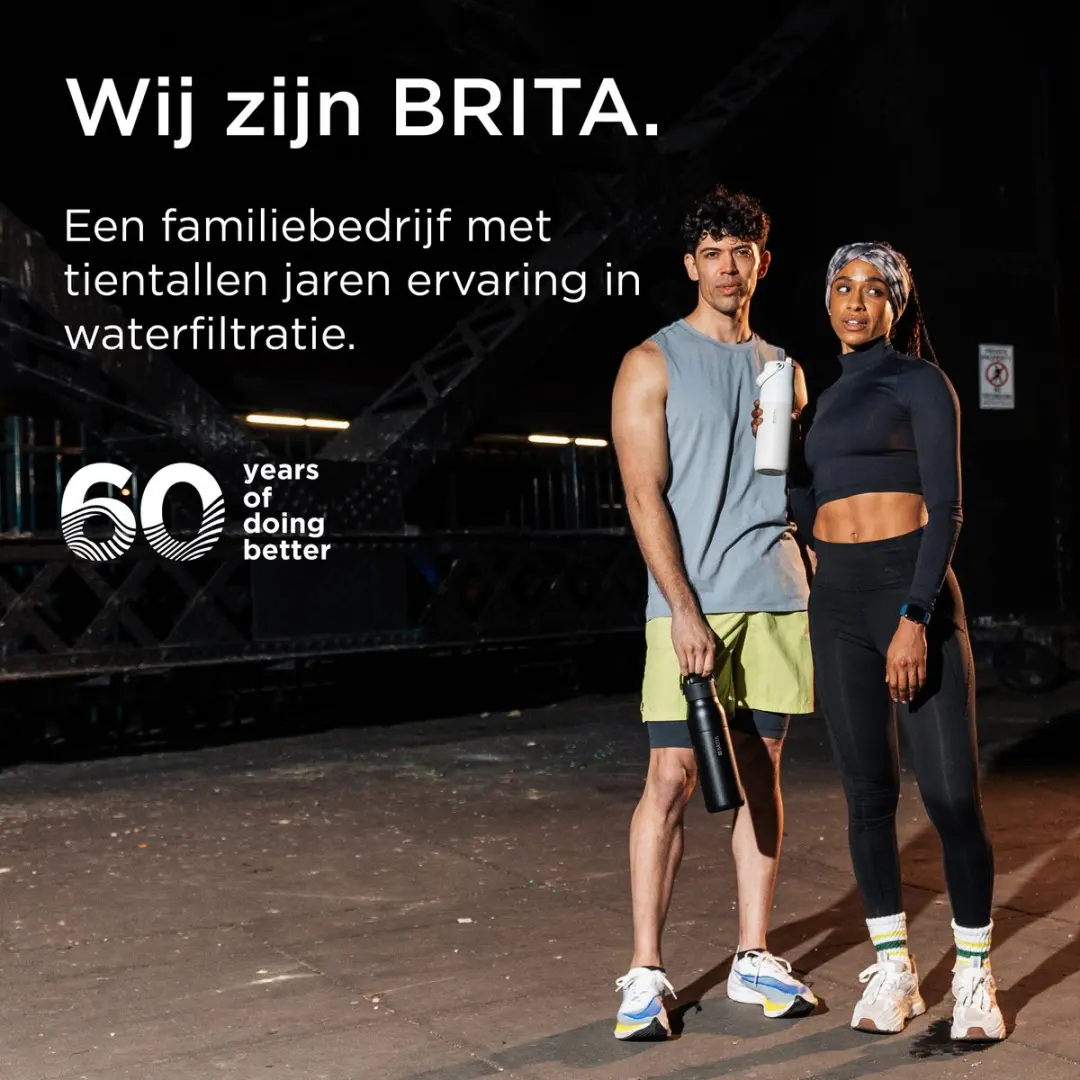 BRITA LARQ Essential Waterfles 1L - Beige