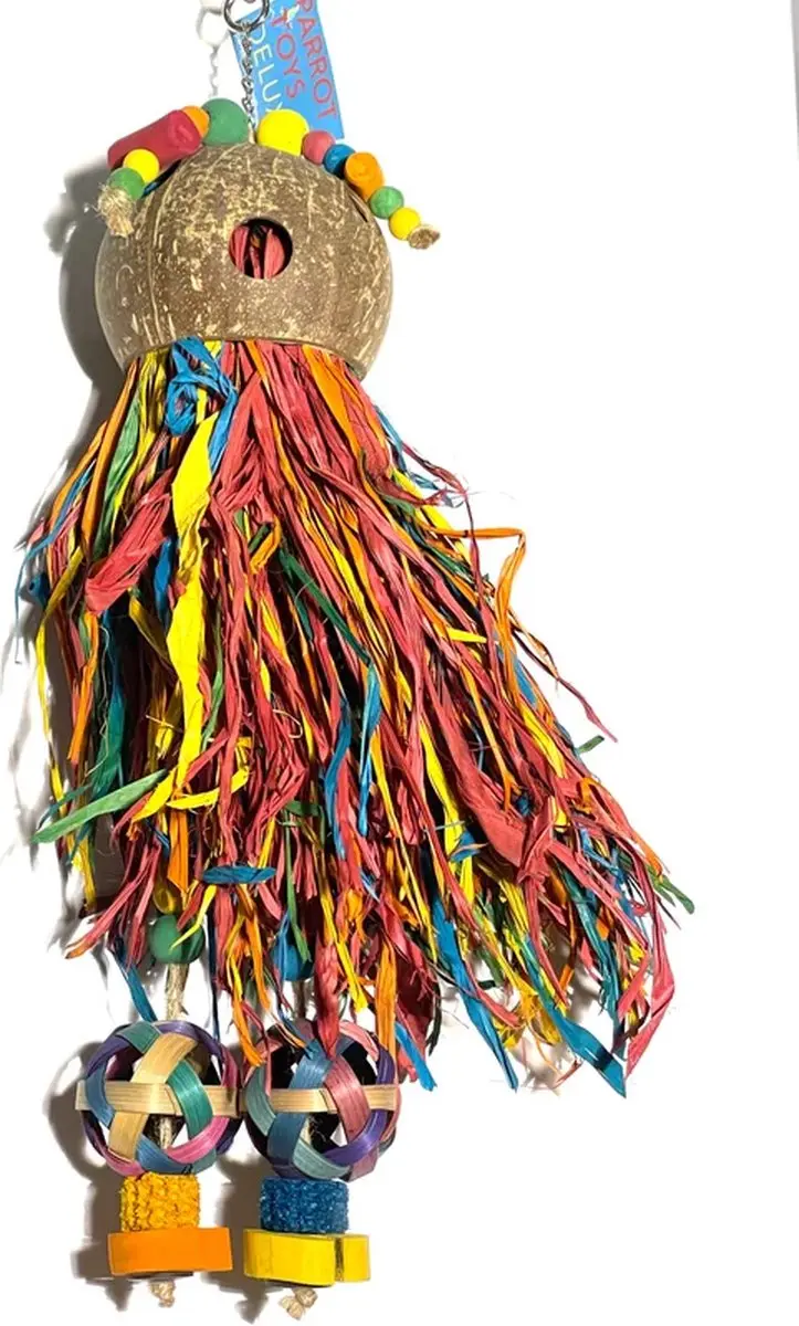 Parrots Toys Deluxe Jellyfish Grass