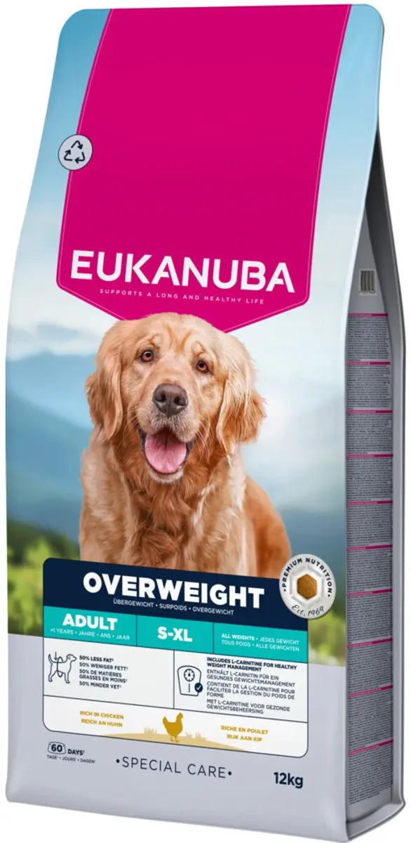 Eukanuba Special Care Adult Overweight Hondenvoer - 12 kg