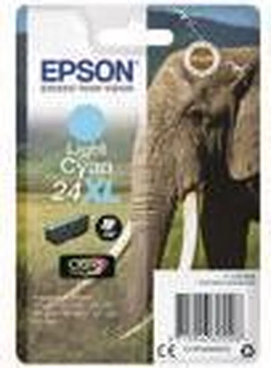Epson 24XL C13T24354010 Inktcartridge - Licht Cyaan - 9.8ml
