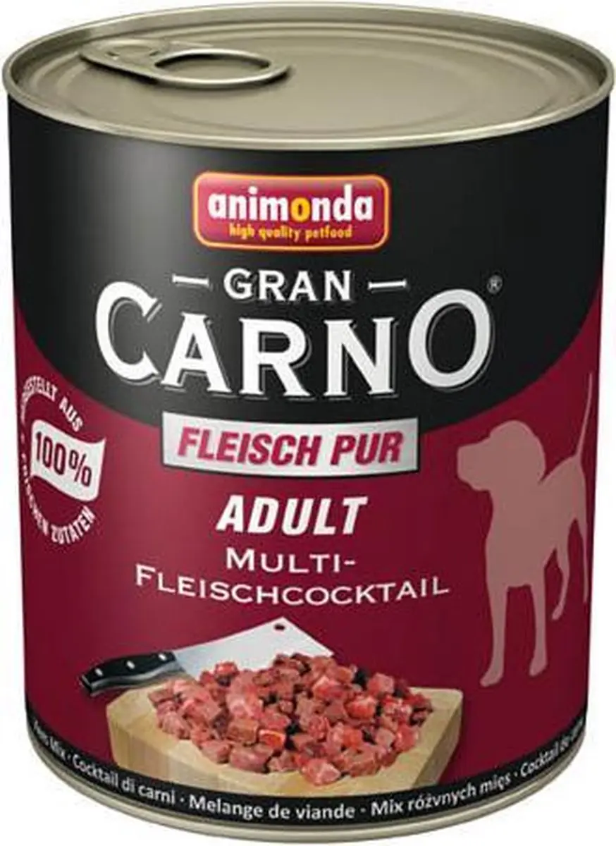 Animonda GranCarno Original Adult Vleesmix - 6x800g - afbeelding 3 van 3