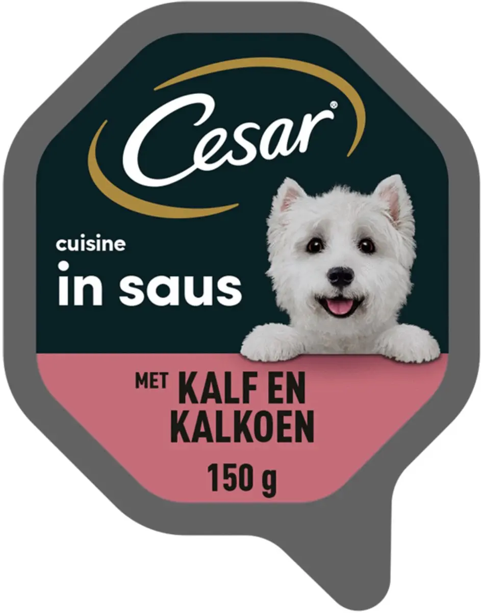 César Cuisine Kalf/Kalkoen Hondenvoer 150g