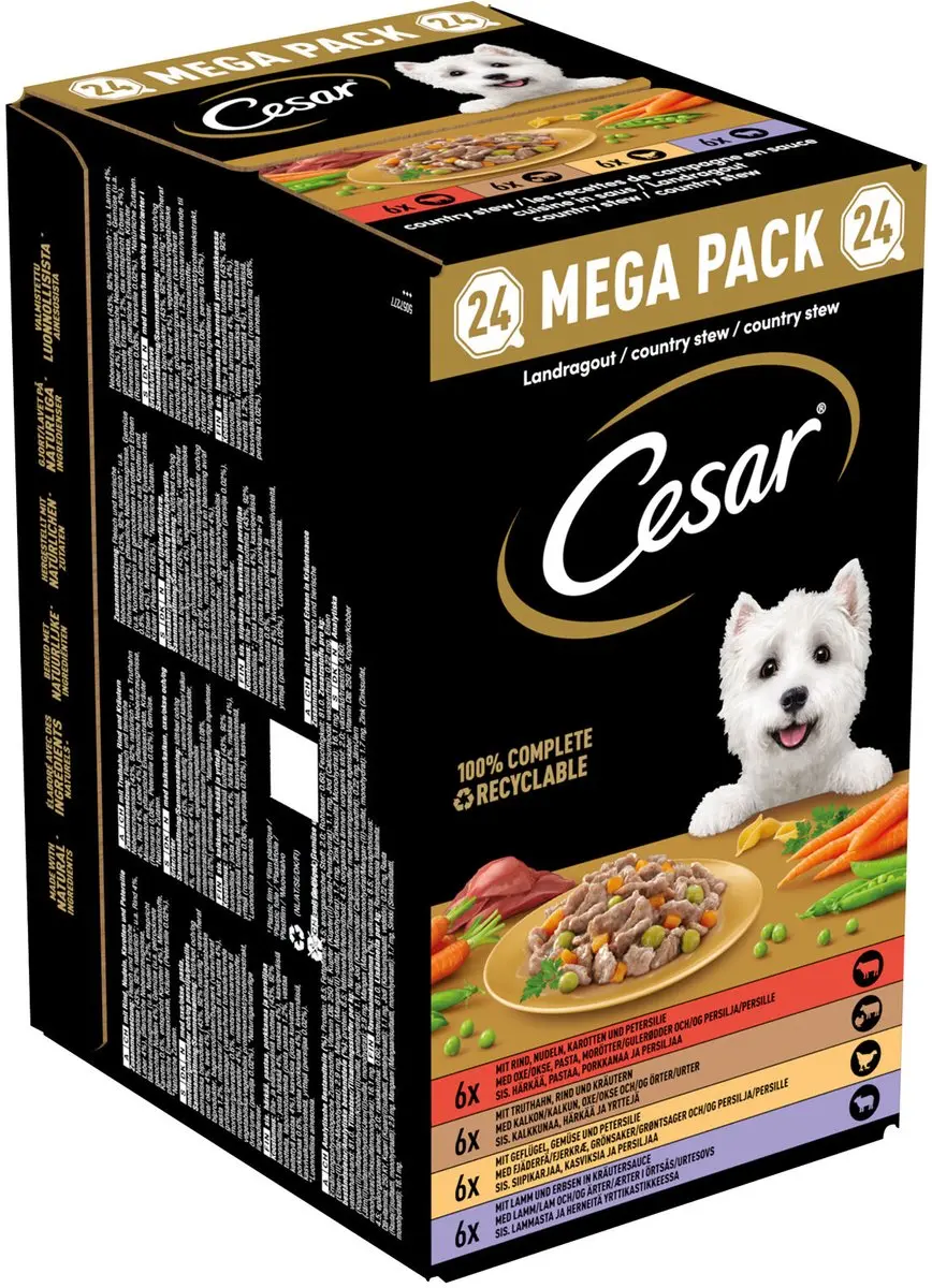 César Cuisine Kalf/Kalkoen Hondenvoer 150g