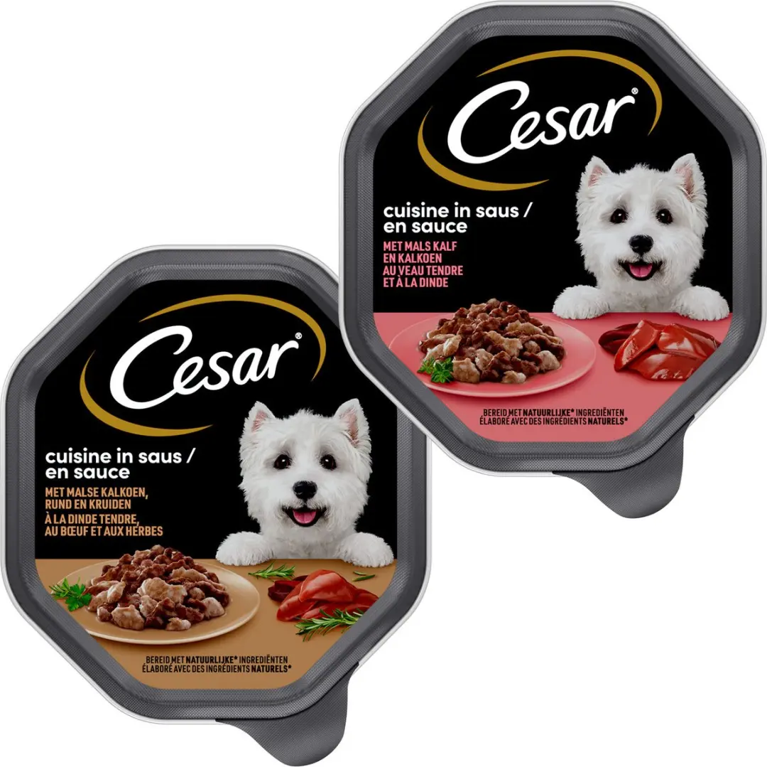 César Cuisine Kalf/Kalkoen Hondenvoer 150g
