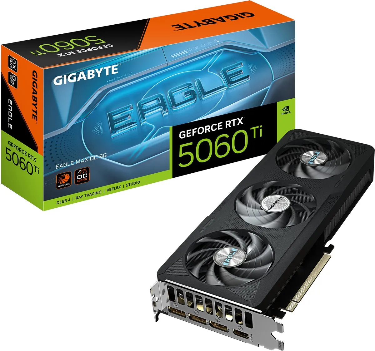 Gigabyte GeForce RTX 5060 Ti Eagle Max OC 8G - GV-N506TEAGLEMAX OC-8GD