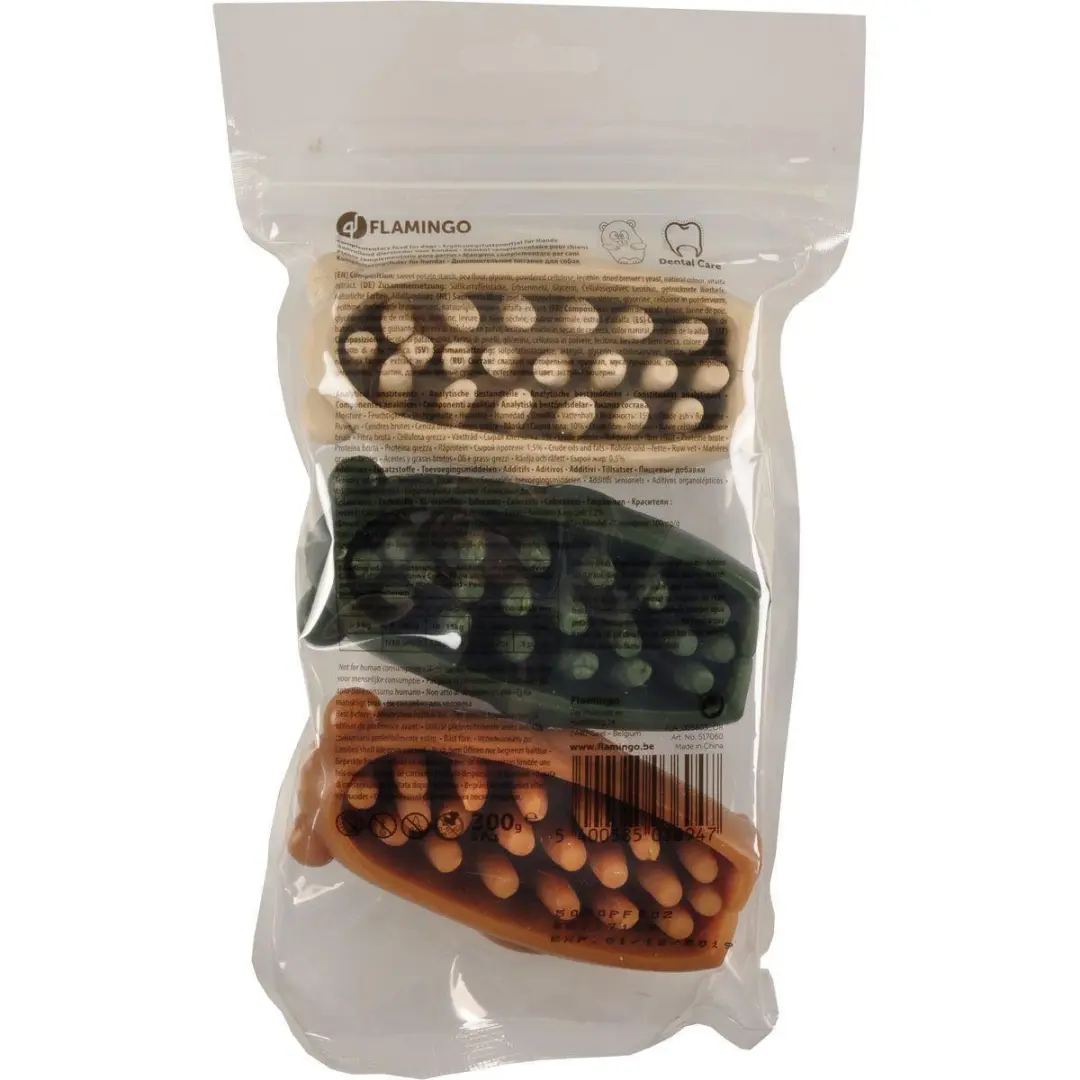 Flamingo Veggie Bever Mix Hondensnacks - 3 Stuks