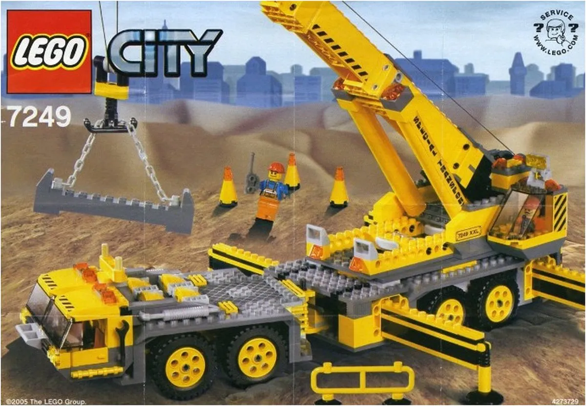 LEGO City XXL Mobiele Kraan 7249