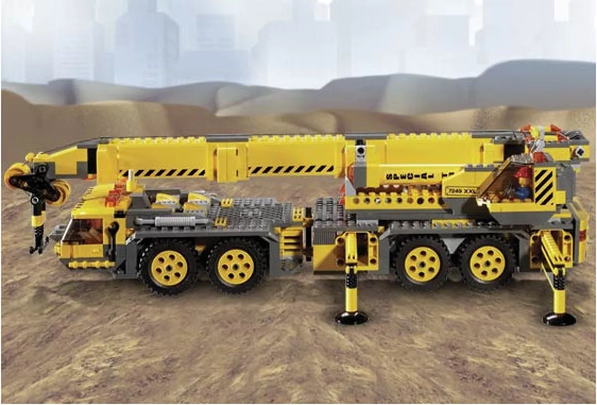 LEGO City XXL Mobiele Kraan 7249 - 545 Stukken