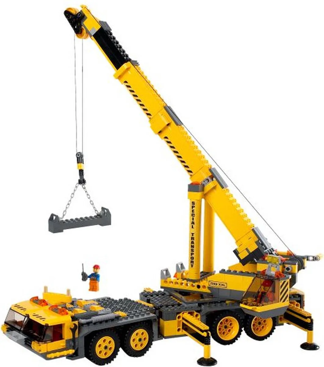 LEGO City XXL Mobiele Kraan 7249 - 545 Stukken