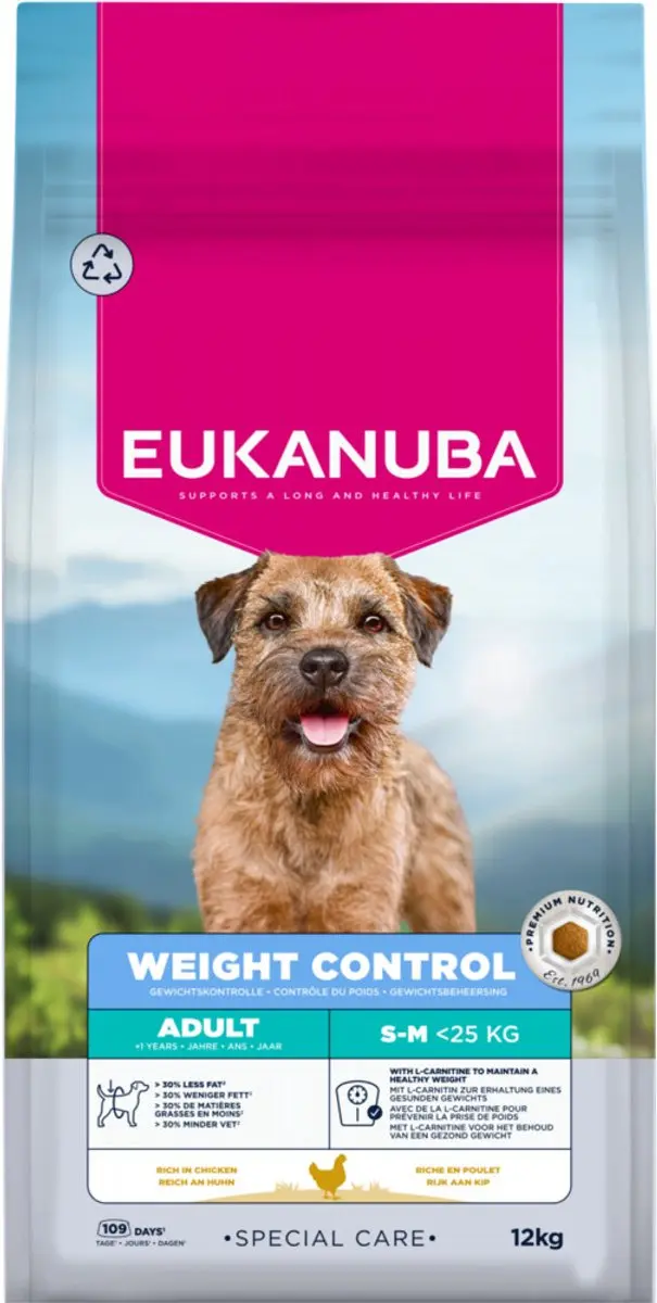Eukanuba Special Care Adult Small/Medium Weight Control - 12kg