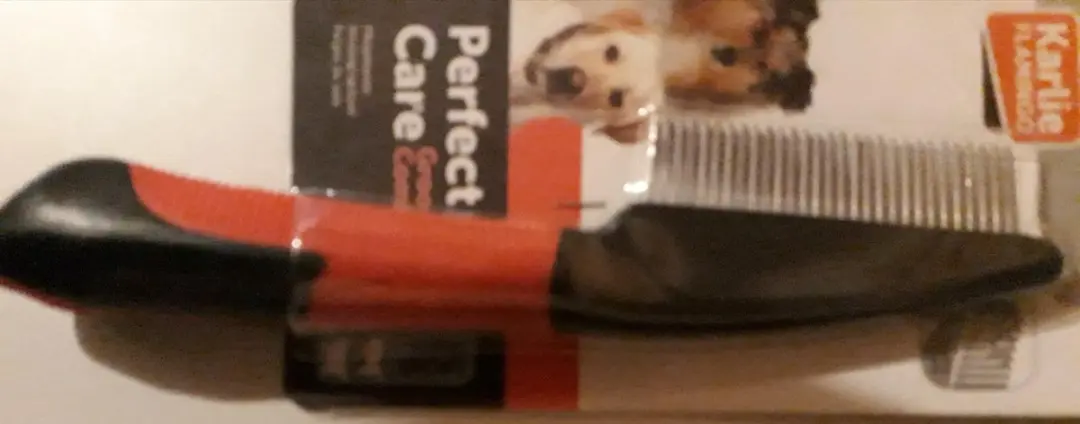 Flamingo Hondenkam Rood - 2,7x9x24cm