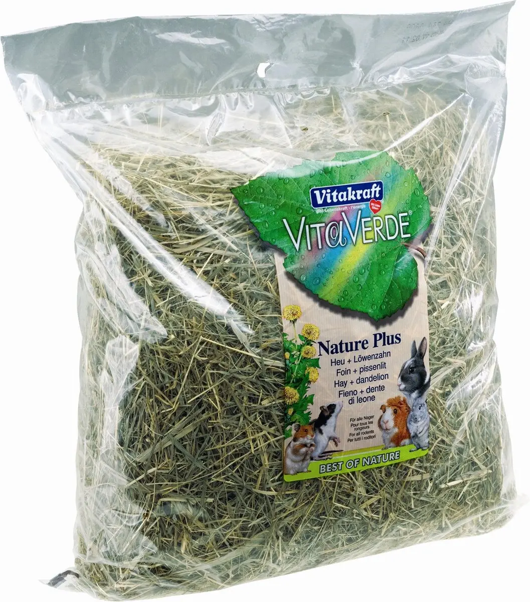Vitakraft Vita Verde Hooi met Paardenbloem 500g