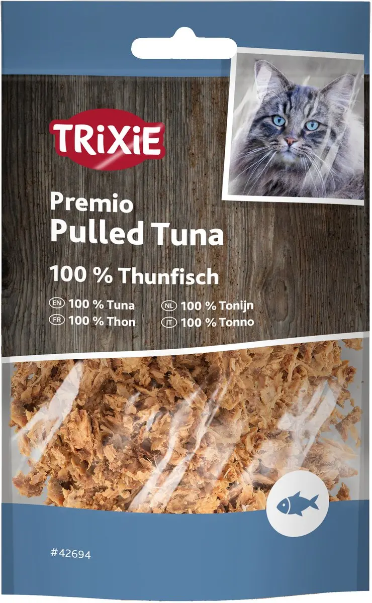 Trixie Premio Pulled Tonijn Kattensnack 30g