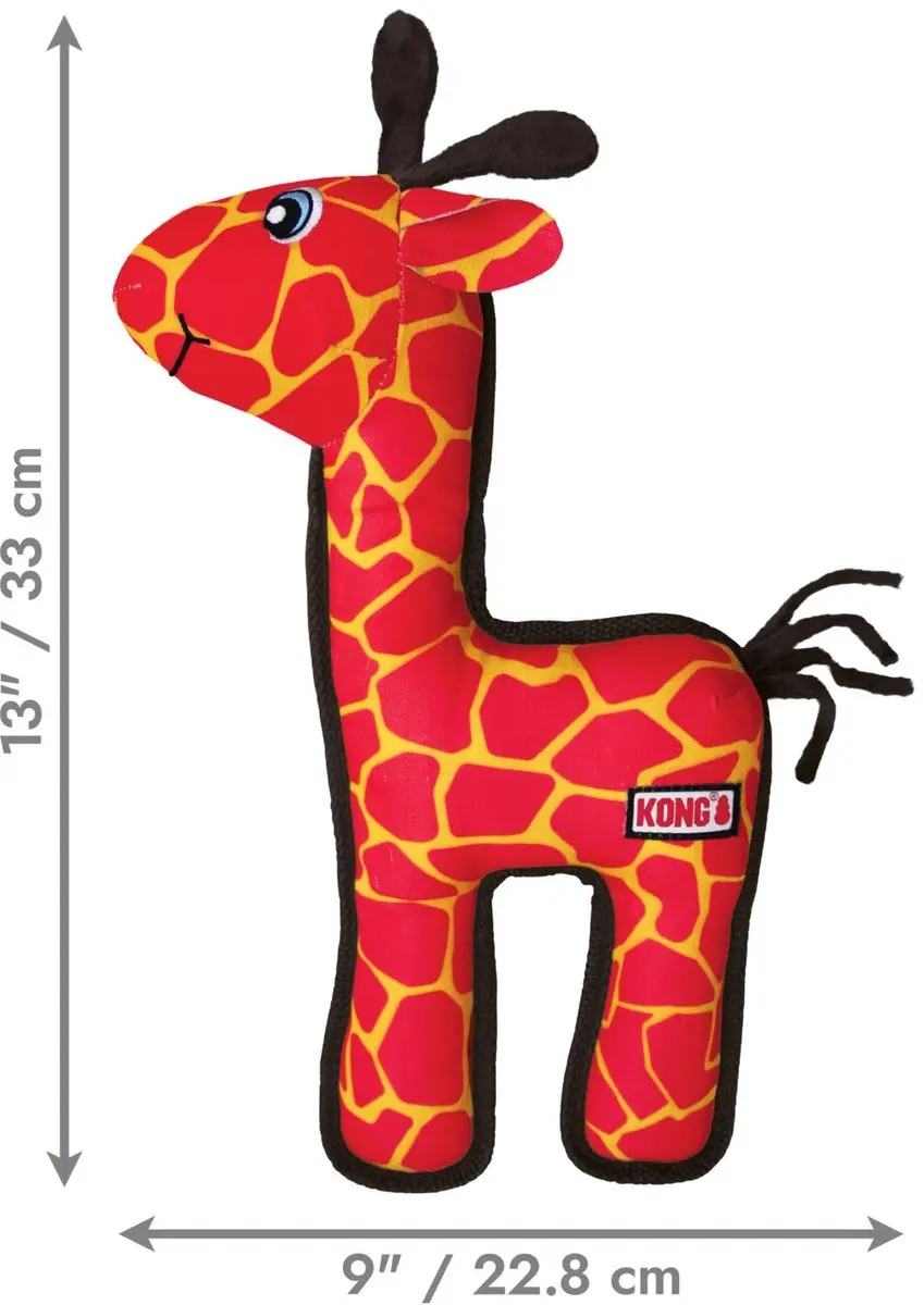 KONG Ballistic Giraffe Hondenspeelgoed M - Pink