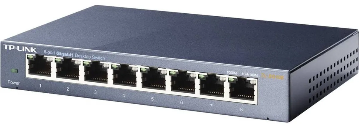 TP-Link TL-SG108 Unmanaged Switch 8 Poorten - Blauw - afbeelding 6 van 6