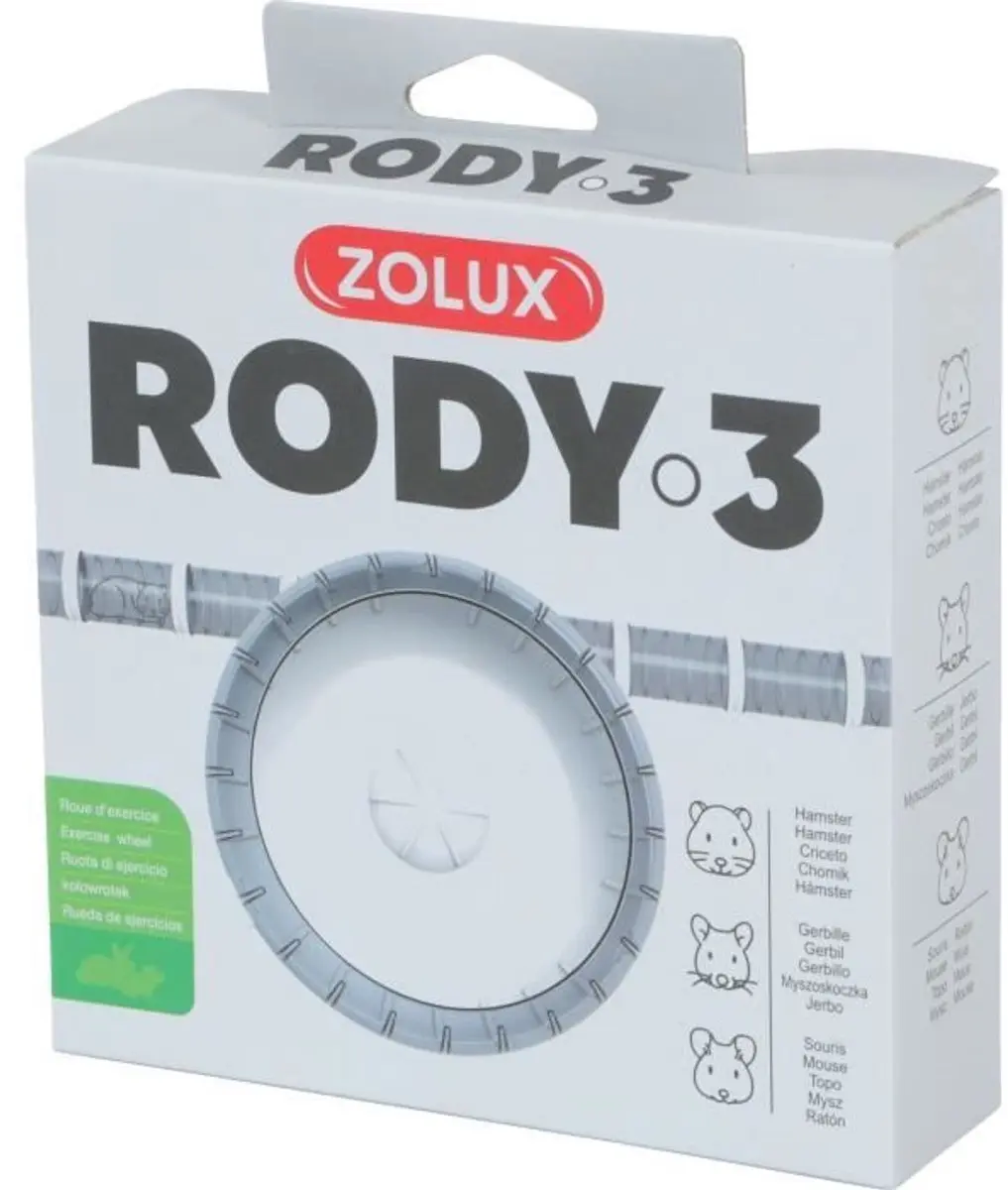 Zolux Stil Loopwiel Rodylounge Wit