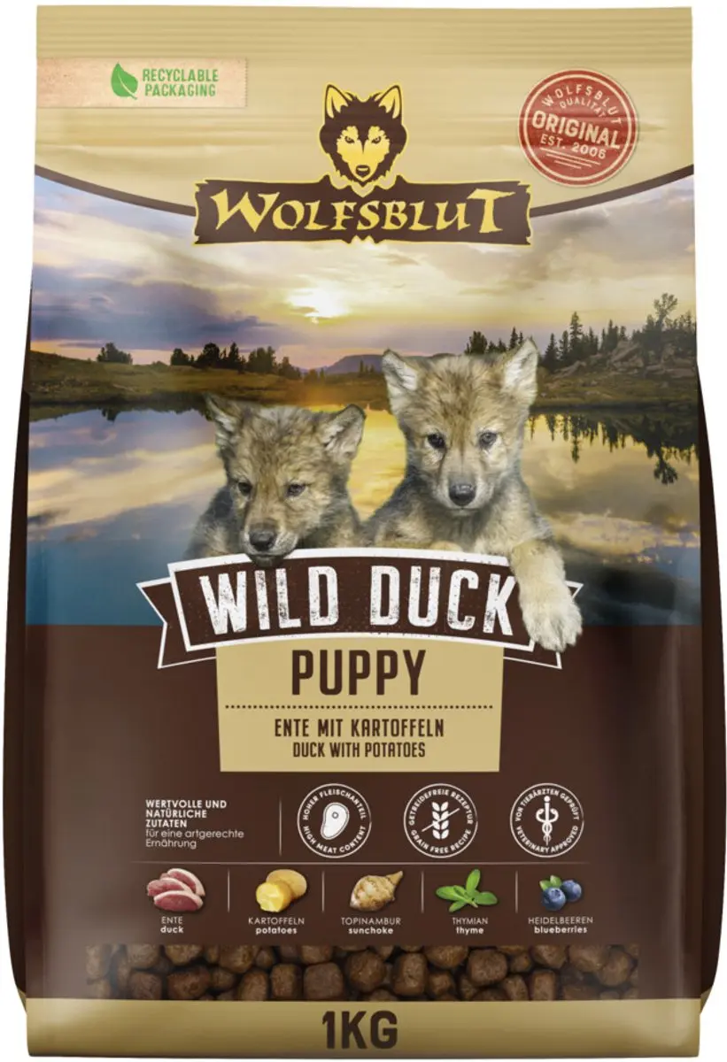 Wolfsblut Wild Duck Puppy 1kg