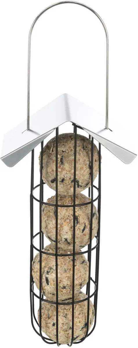 Trixie Mezenbollenhouder met Dak 4 Bollen - Zwart - afbeelding 3 van 6