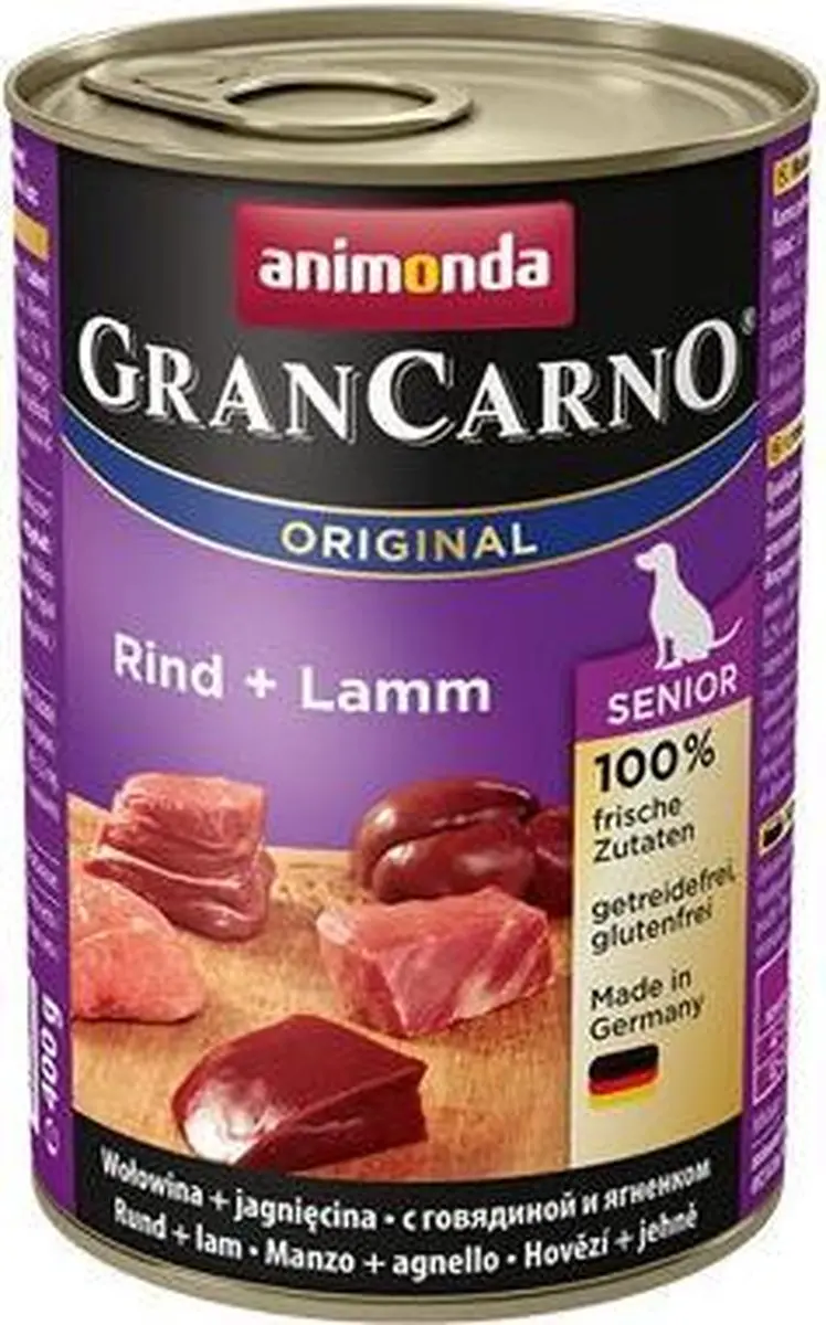 Animonda GranCarno Original Senior Rund met Lam 6x800g