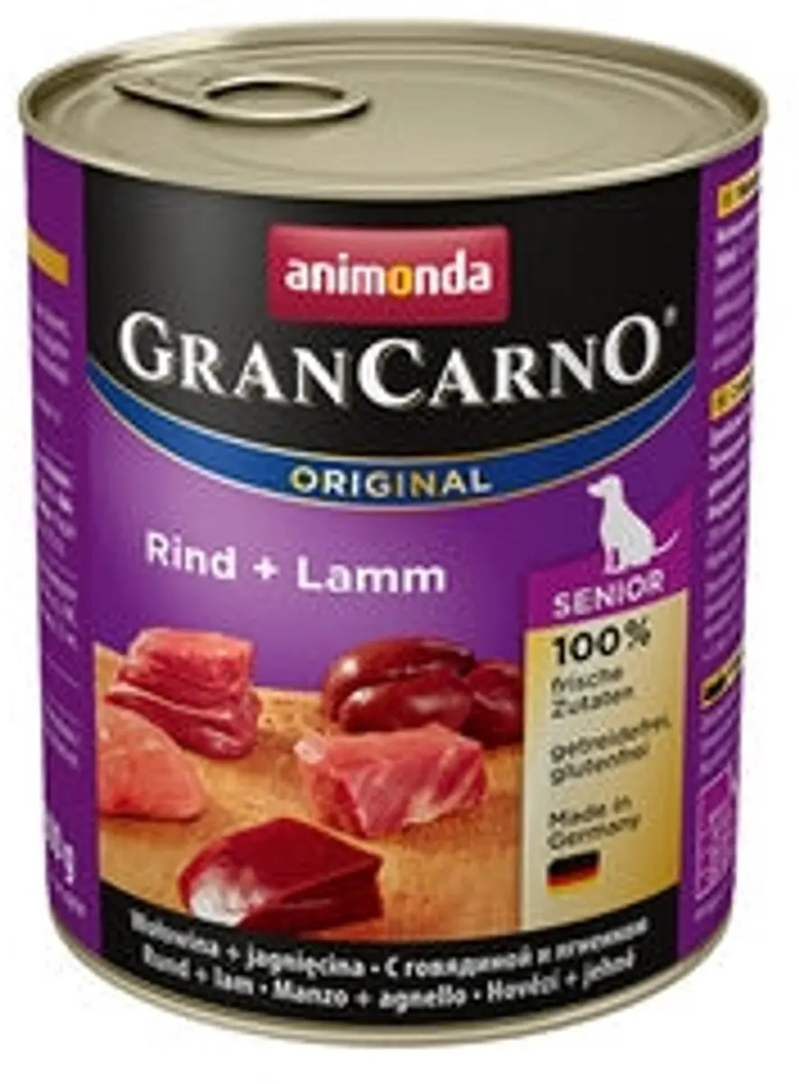 Animonda GranCarno Original Senior Rund met Lam 6x800g - afbeelding 2 van 3