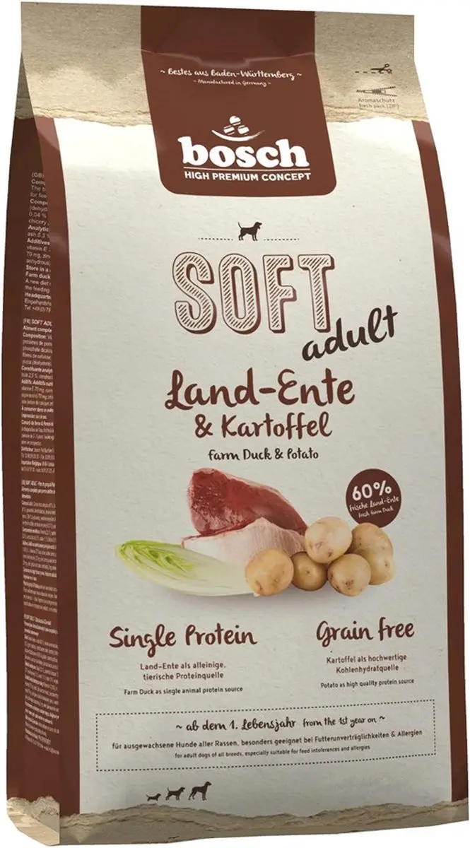 Bosch Tiernahrung Volwassen Eend Aardappelen 2,5 kg