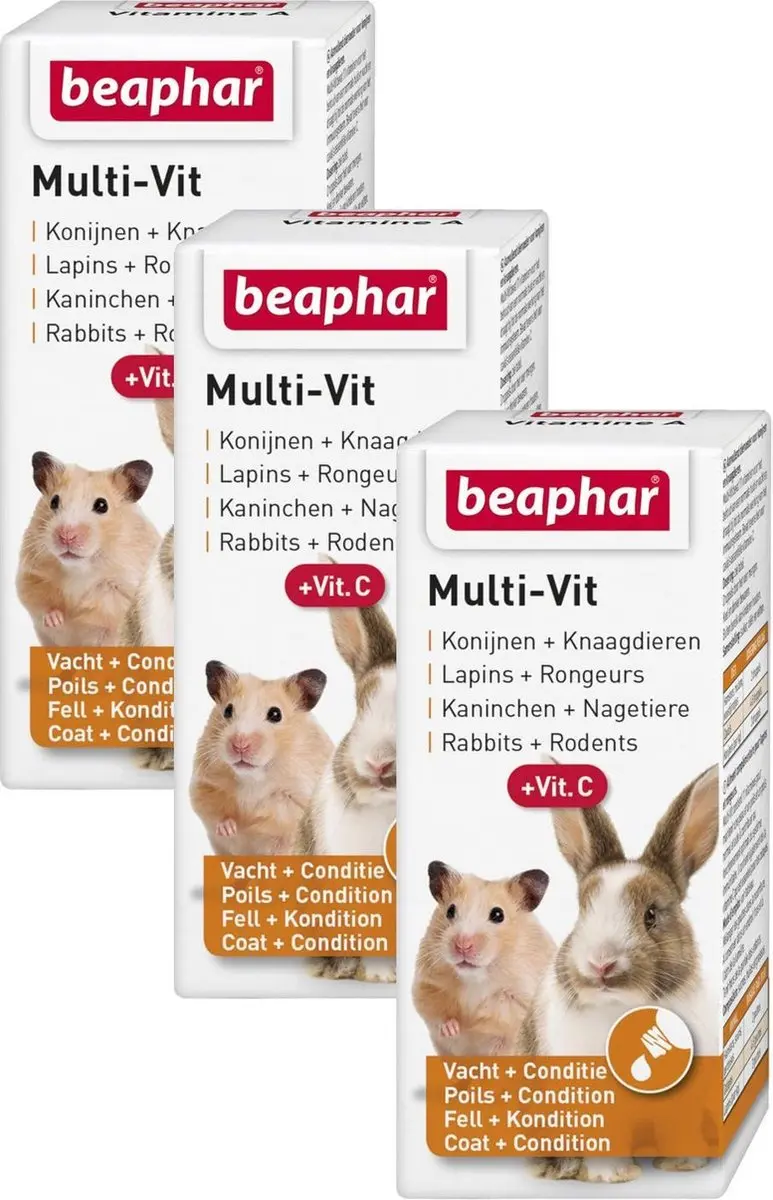 Beaphar Multi-Vitamine Knaagdier Supplement