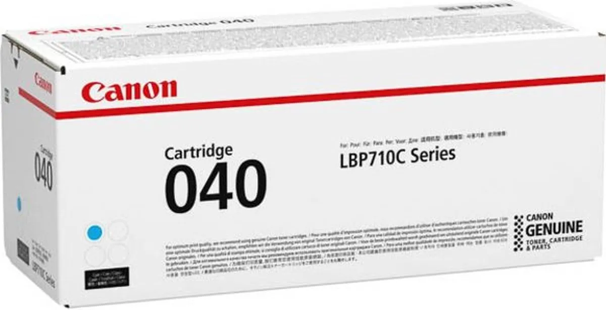 Canon 040H Toner Cyaan 0458C001 - 10.000 pagina's