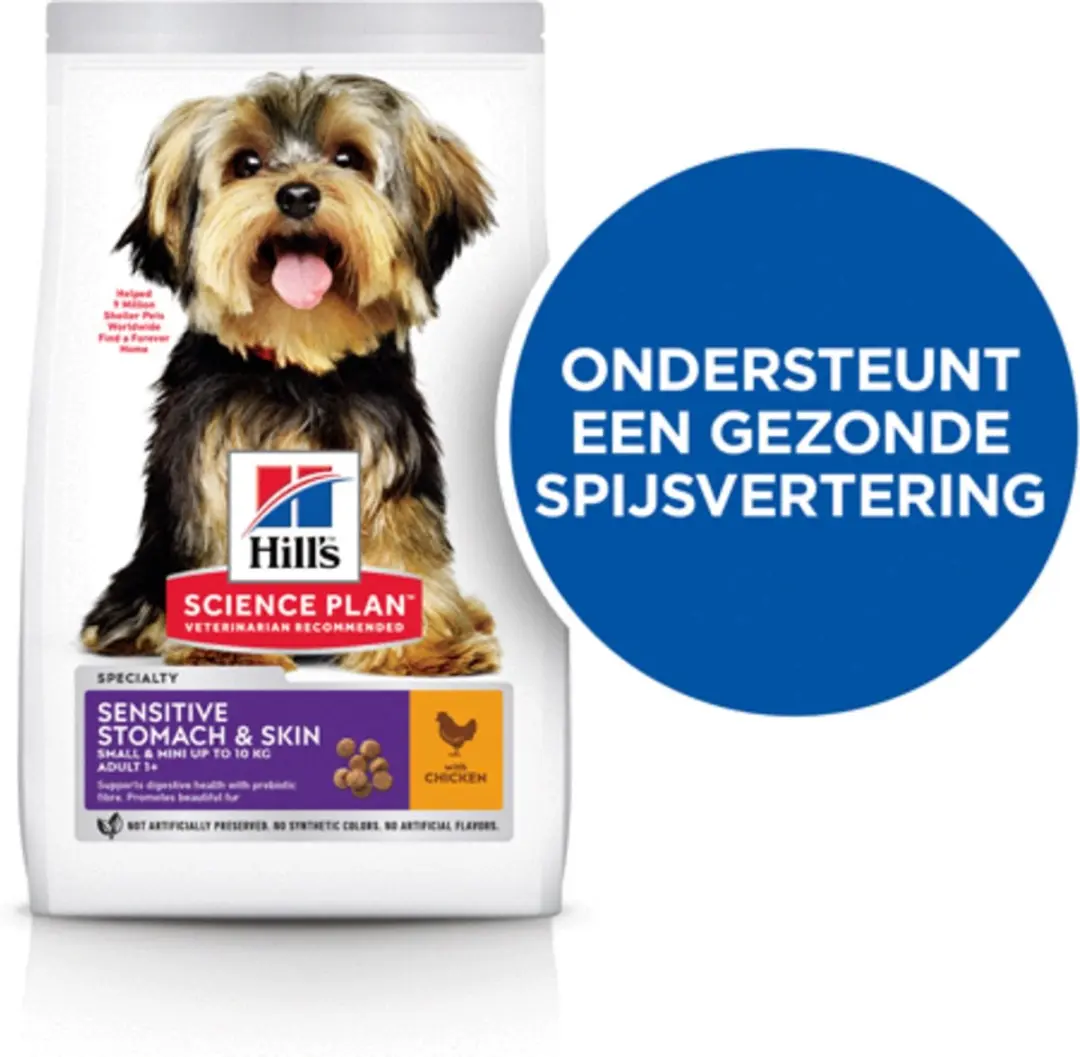 Hill's Canine Adult Sensitive Stomach & Skin Small & Mini - 6 kg - afbeelding 6 van 6