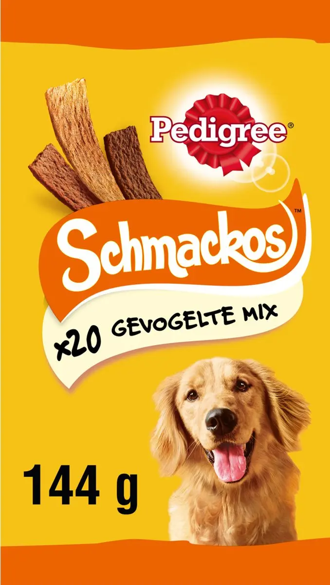 Pedigree Schmackos Gevogelte Hondensnacks 144g