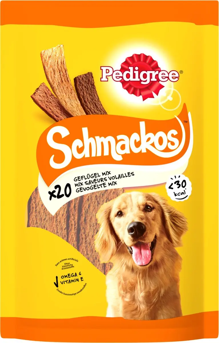 Pedigree Schmackos Gevogelte Hondensnacks 144g