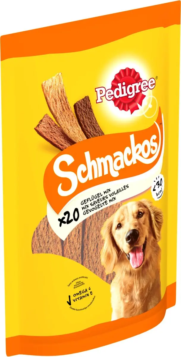 Pedigree Schmackos Gevogelte Hondensnacks 144g