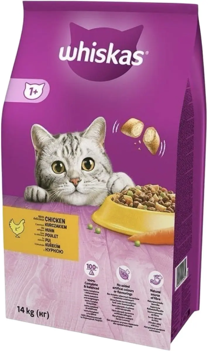Whiskas Adult Kip & Chicken 14kg