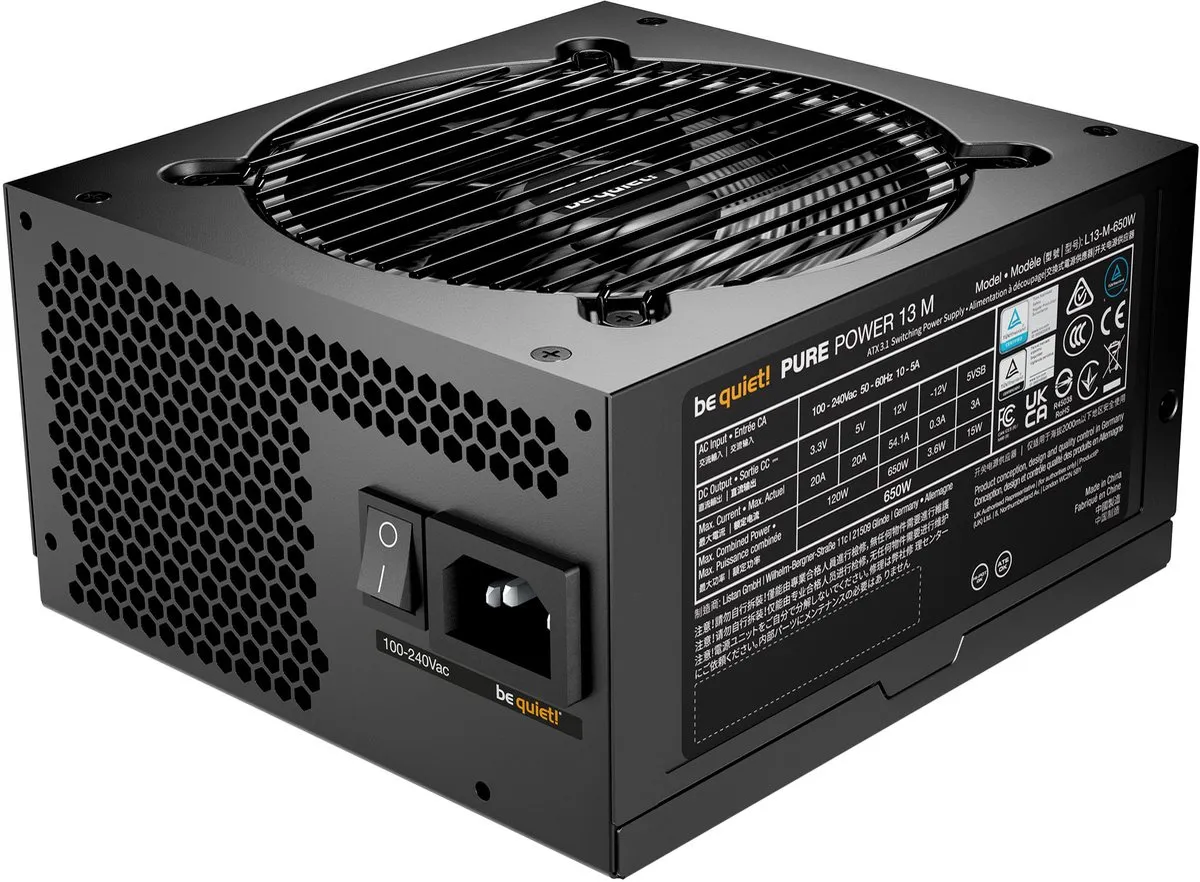 be quiet! BP025EU Voeding - 650W - ATX