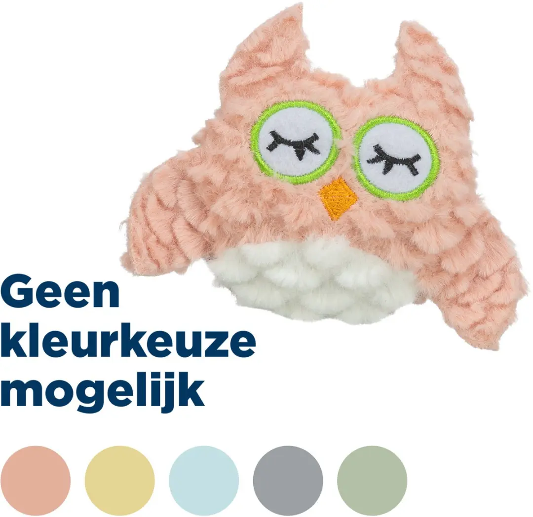 Trixie Uil Pluche Kattenkruid Speeltje