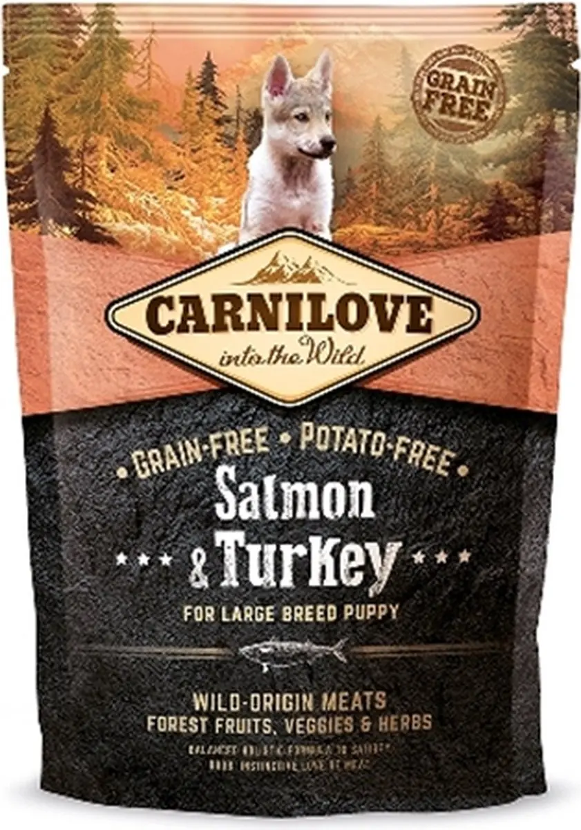 Carnilove Salmon/Turkey Puppies Large Breed 12kg