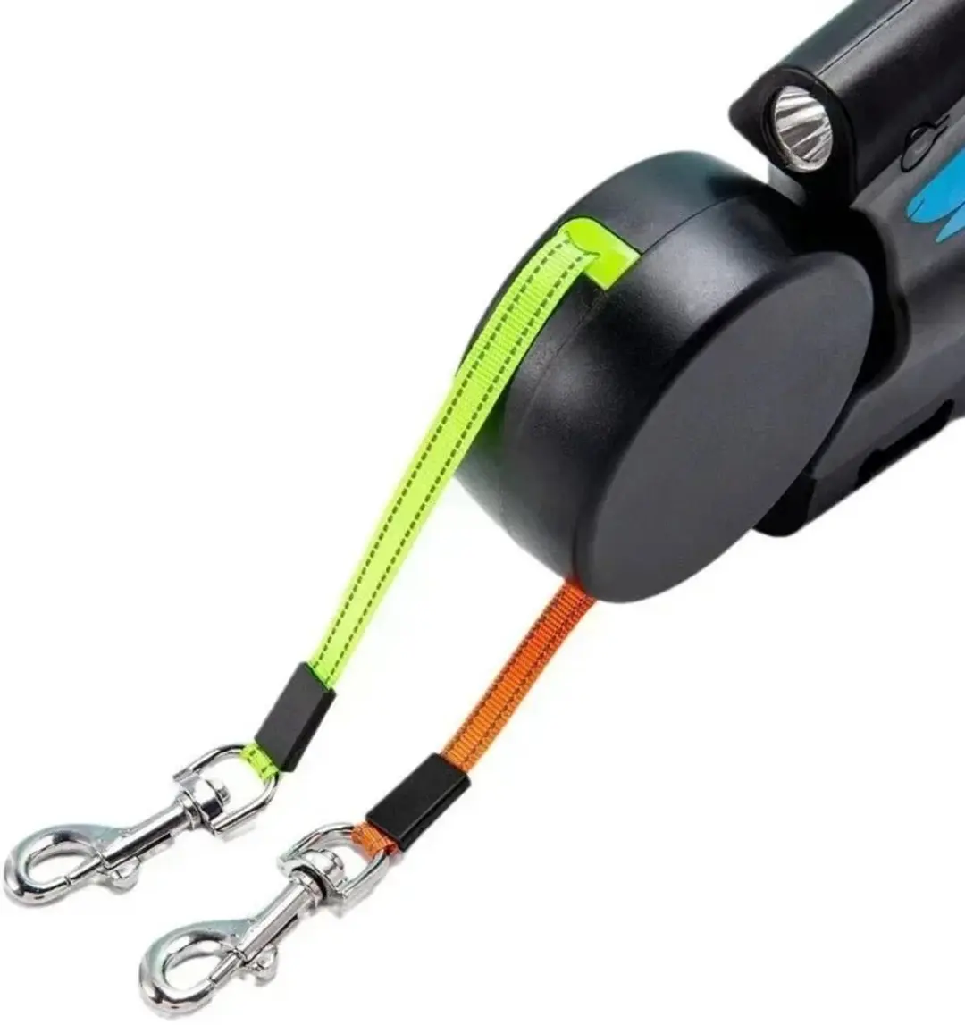 ECTEATOY ZBP-BOL02-368 Dubbele Hondenriem - Blauw