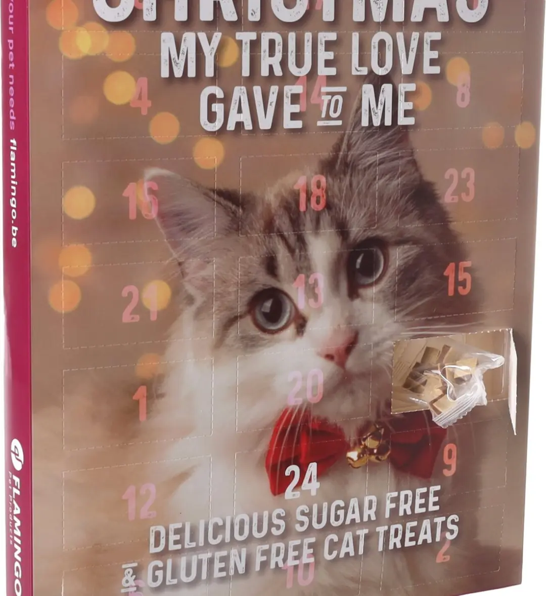 Flamingo Chick’n Snack Kerstkalender Katten - 24 Stuks
