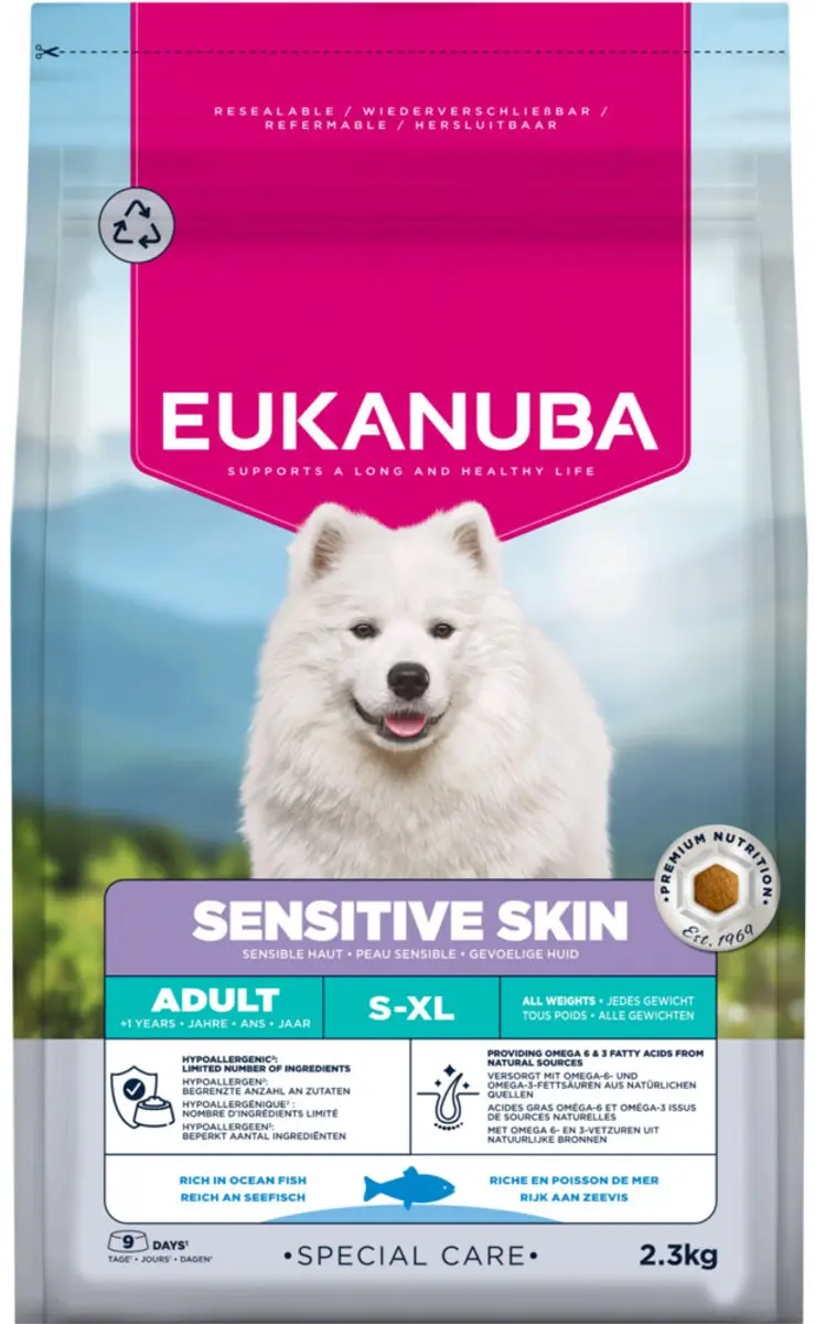 Eukanuba Special Care Adult Sensitive Skin Droogvoer