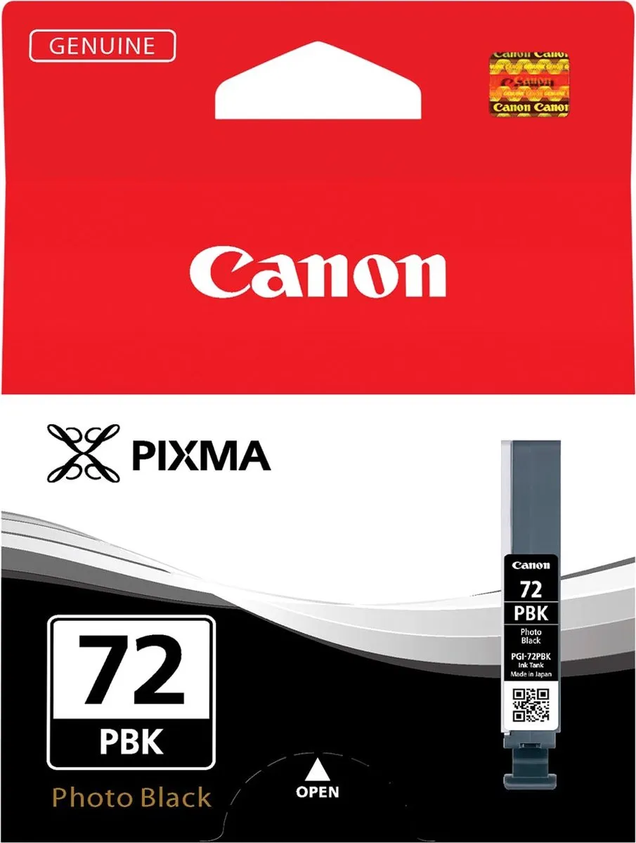 Canon PGI-72PBK Inktcartridge Foto Zwart - afbeelding 4 van 6