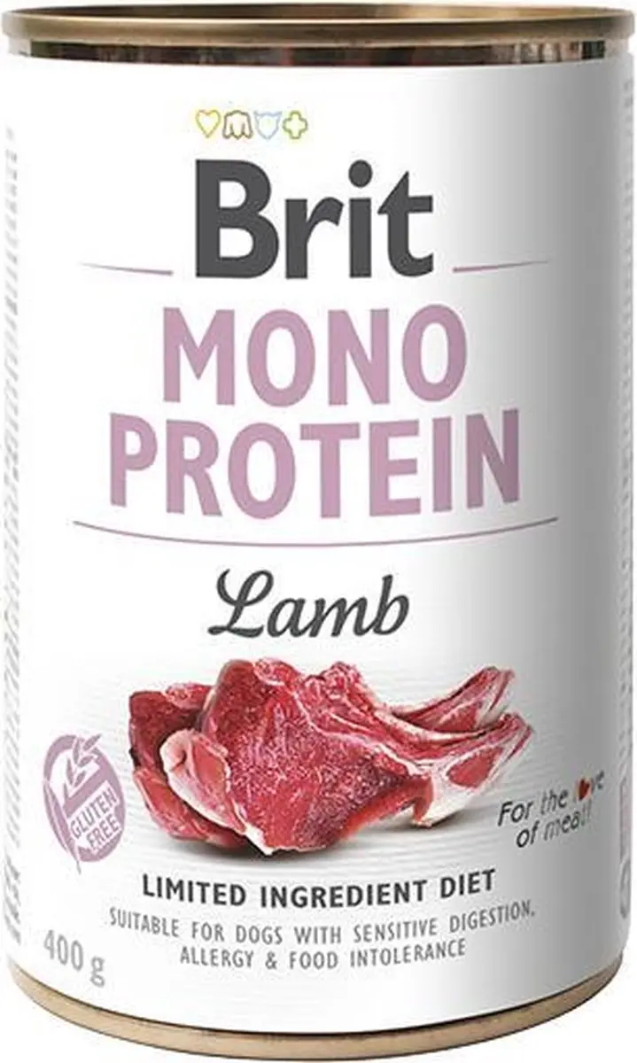 Brit Mono Protein Lam 2,4kg (6x400g)