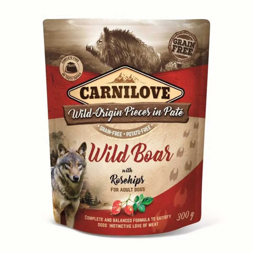 Carnilove Dog Pouch Pate Wild Boar 300g